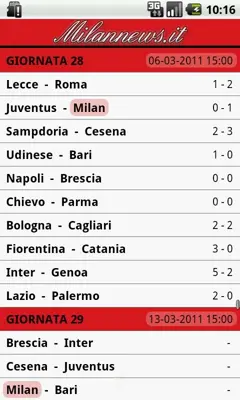 Milan News android App screenshot 4